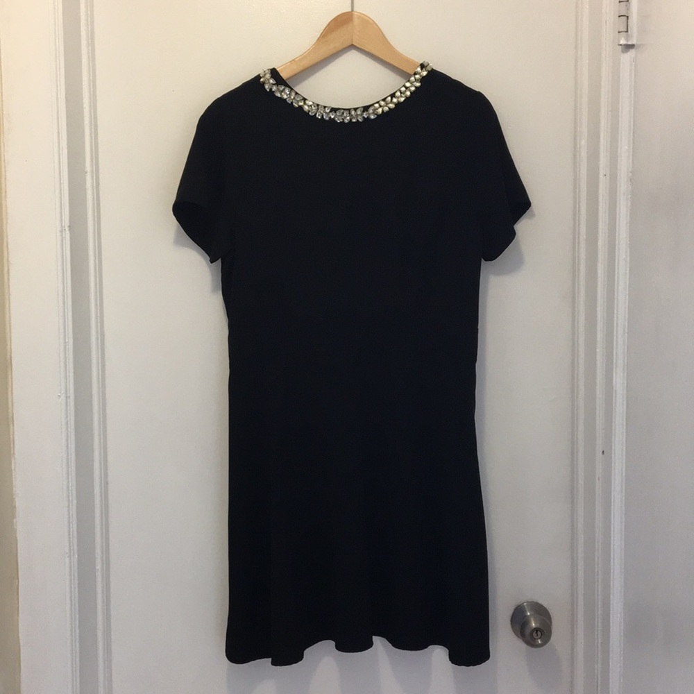 One Clothing | Black Dress with Rhinestones - L